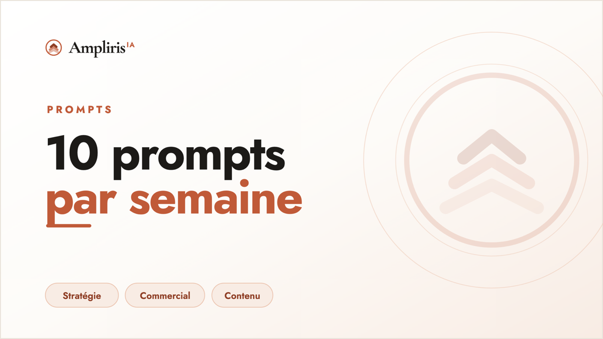 10 prompts que j'utilise toutes les semaines, par Ampliris IA