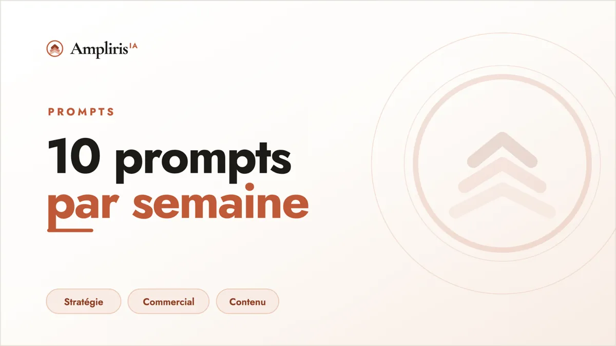 10 prompts que j'utilise toutes les semaines, par Ampliris IA