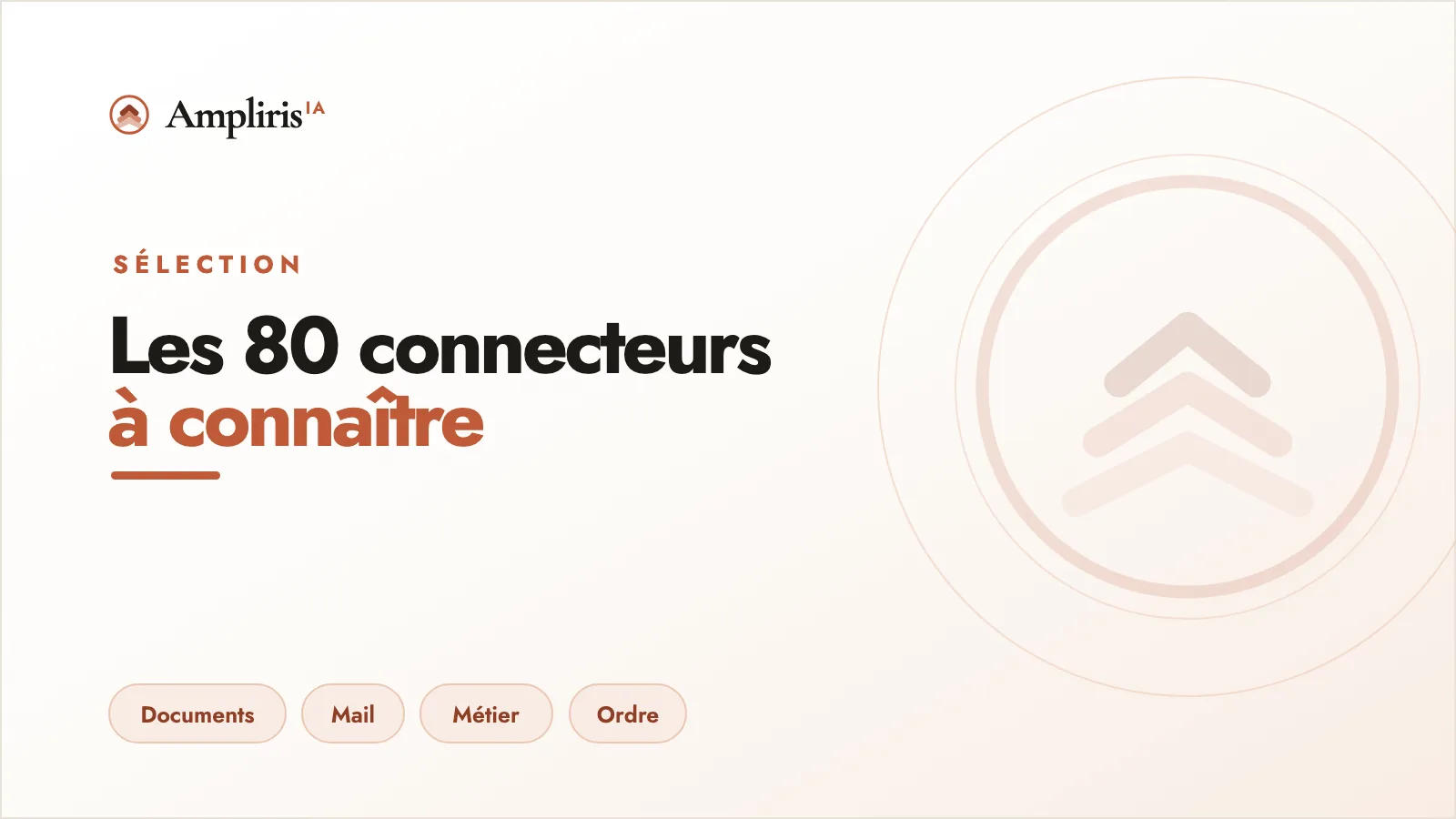 Les 80 connecteurs Claude les plus utilisés, rangés par métier