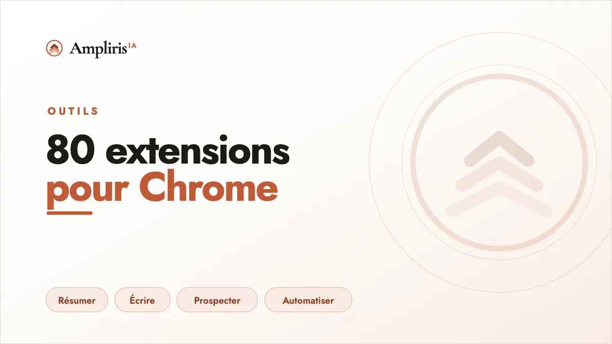 80 extensions IA pour Chrome pour gagner des heures