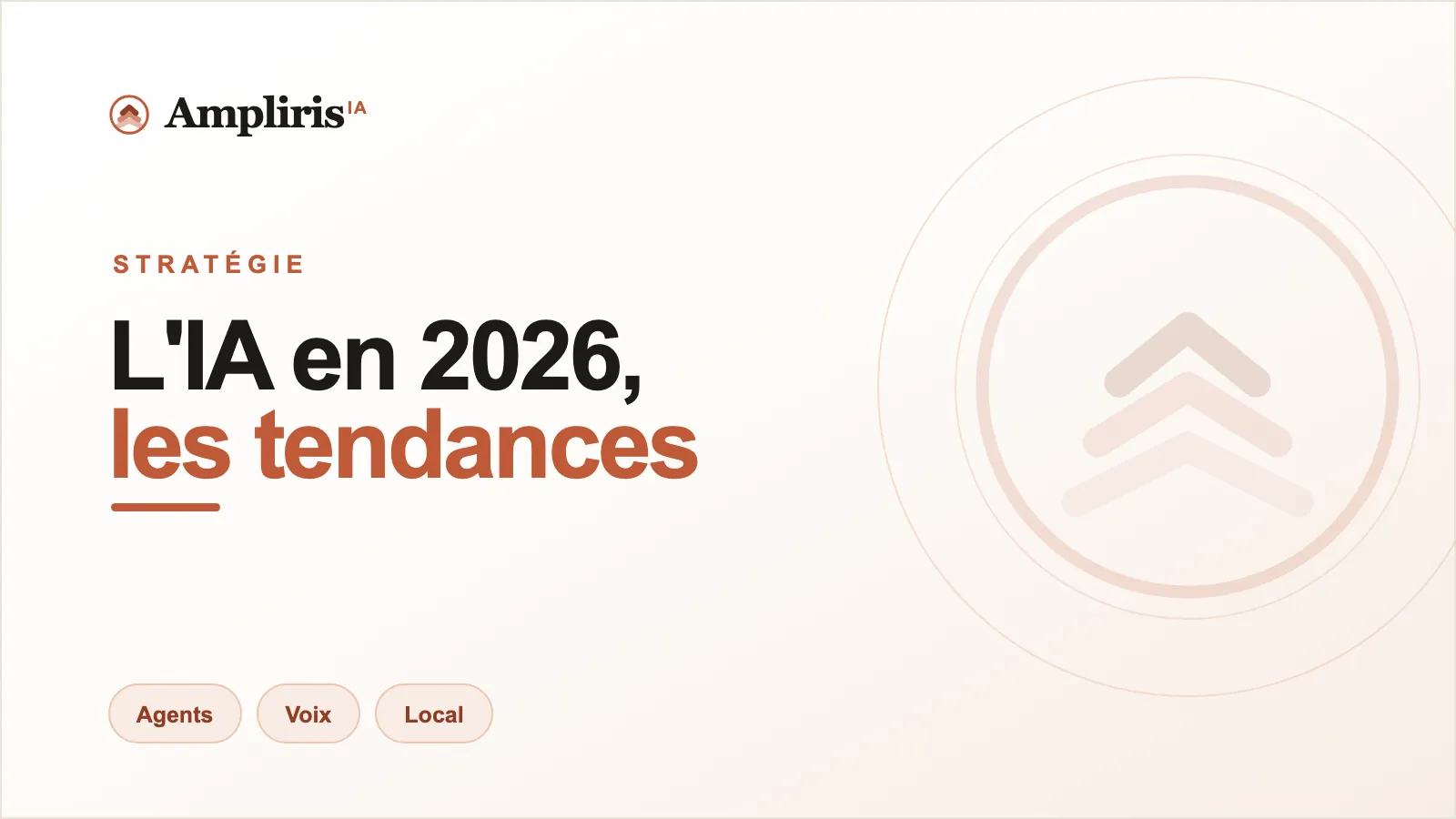 Les tendances IA 2026 pour dirigeant de PME : agents, IA vocale, modèles locaux, IA intégrée aux outils