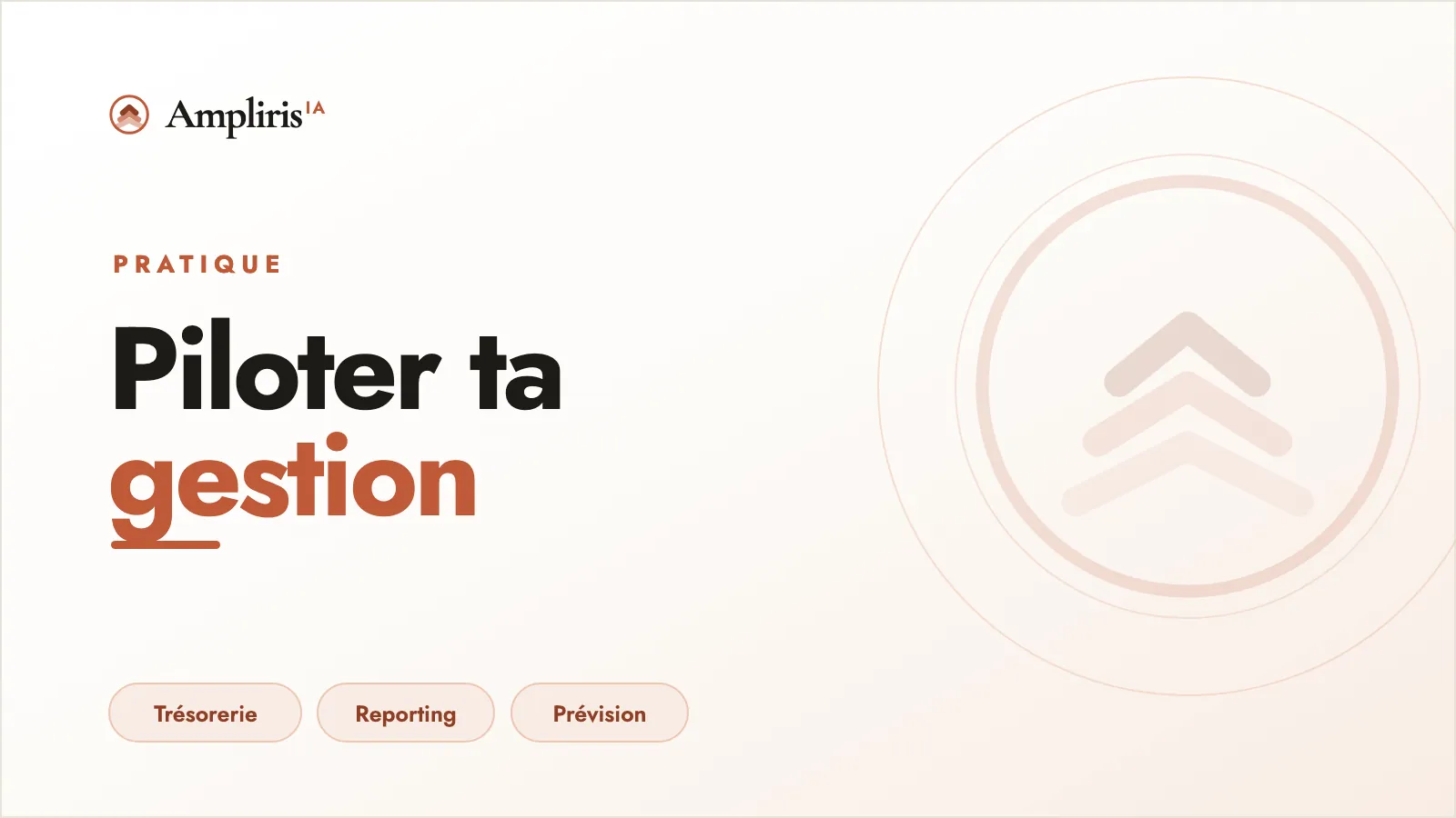 Piloter ta gestion avec l'IA : trésorerie, reporting, prévision, par Ampliris IA