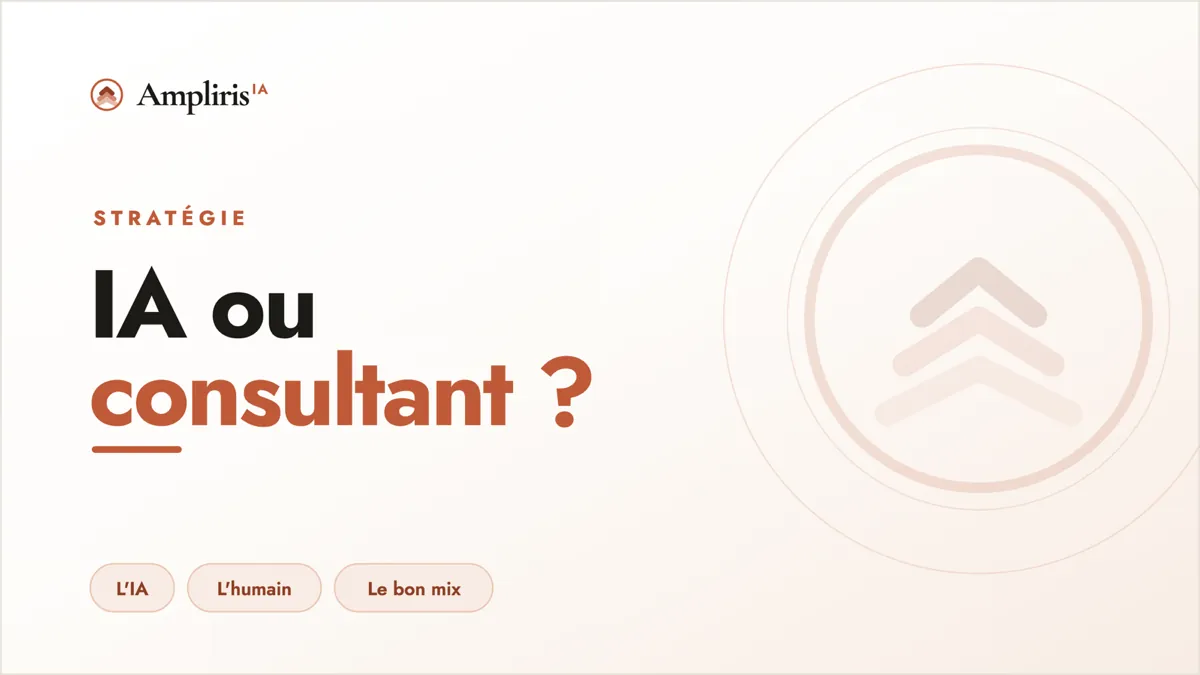 IA ou consultant humain : faut-il vraiment choisir