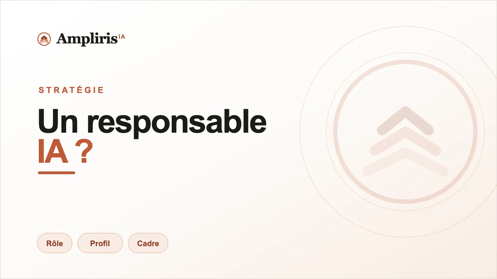 Un dirigeant qui structure l'usage de l'IA dans son entreprise, avec un référent identifié