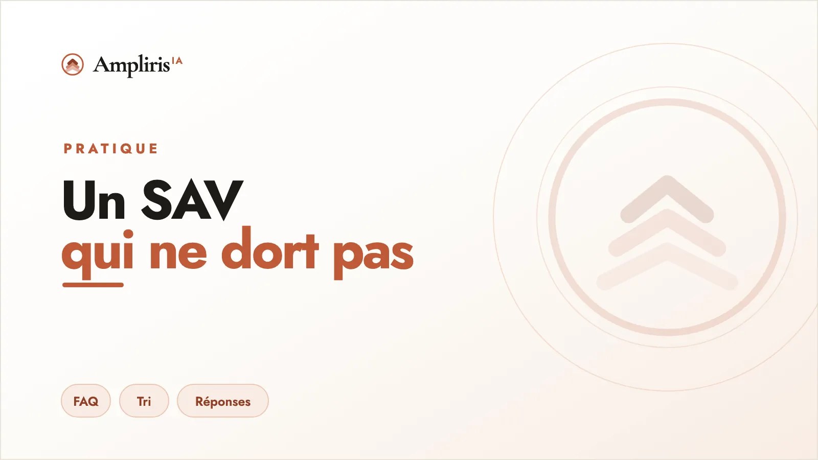 Un service client qui répond la nuit, sans embaucher, par Ampliris IA